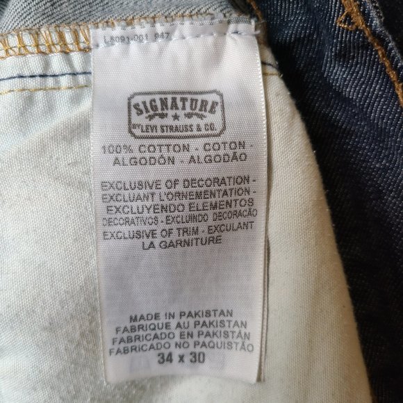 Levi's Signature Slim Straight Leg Jeans - Picture 4 of 7